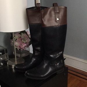 Riding Boots (Black / Brown): Tommy Hilfiger